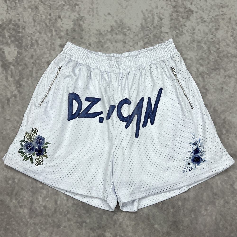 YITE High Quality Polyester Quick Dry Men's Gym Sweat Shorts Customized Printed Running Sports Basketball Men Mesh Shorts