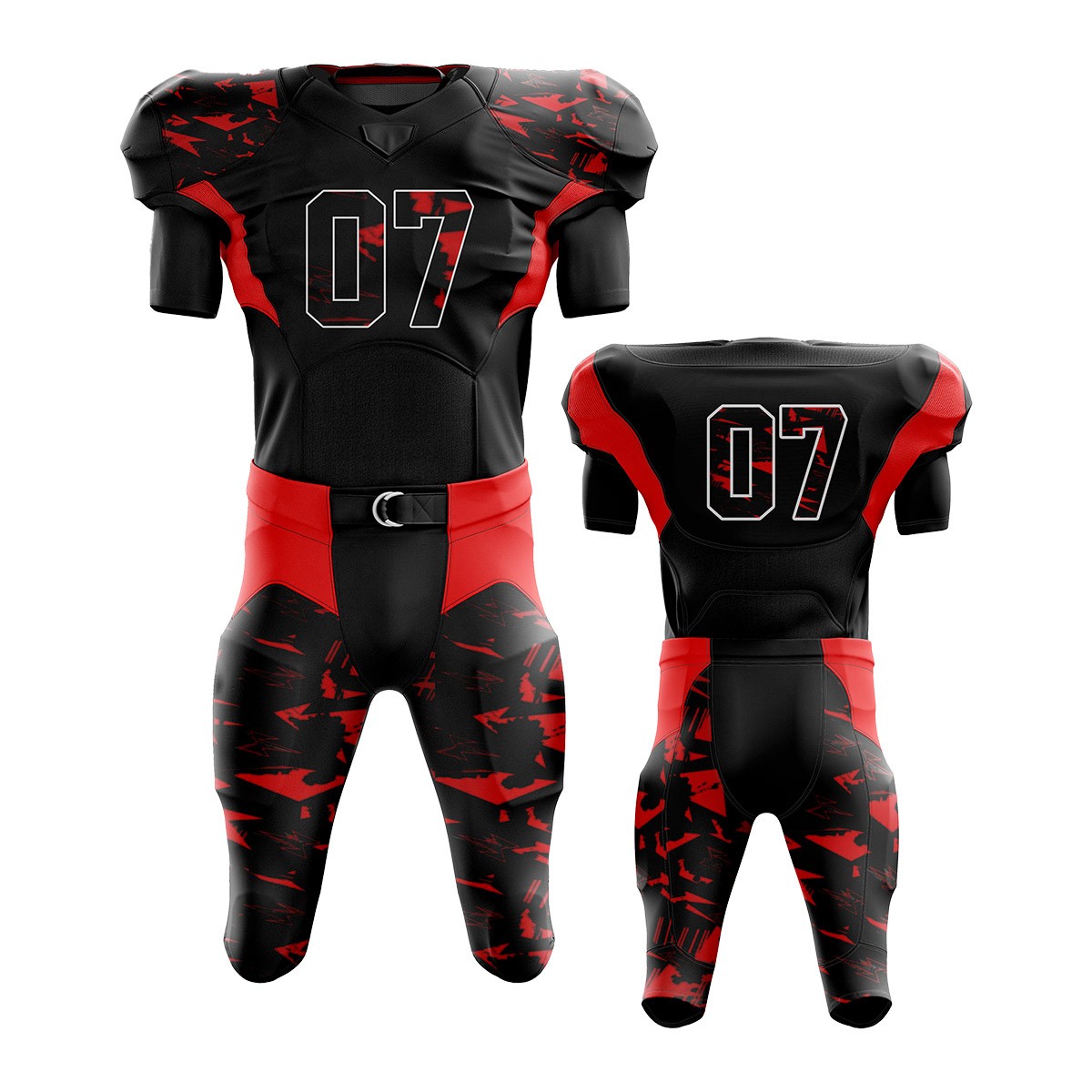 Jersey Sets - Youth NFL Team Uniform Sets - Costume Set - Helmet, Jersey + Chinstrap-Medium